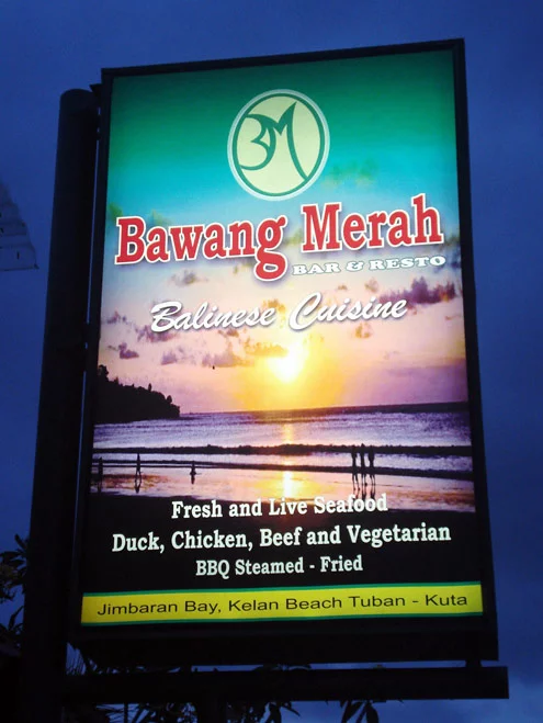 Restaurant Bawang Merah Jimbaran Bay