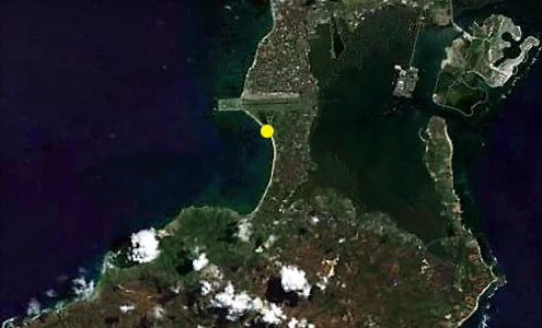 Pemandangan Satelit Jimbaran Bali