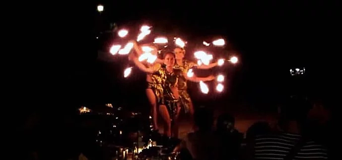 bailarín de fuego