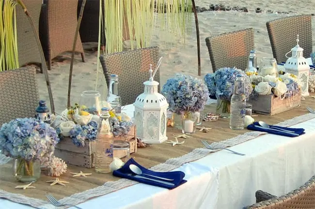 table setup