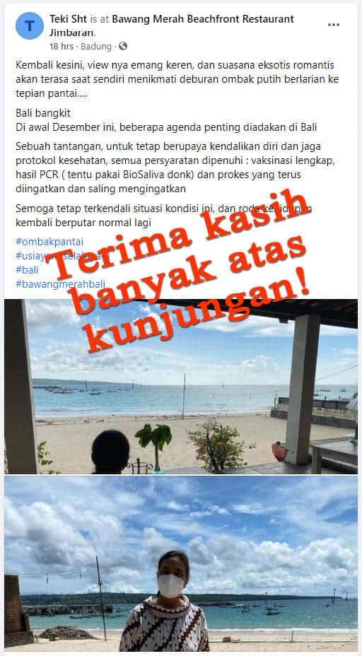 review restoran Jimbaran Bay