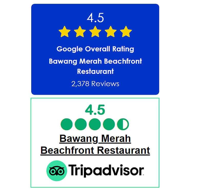 top-rated on Google + Tripadvisor