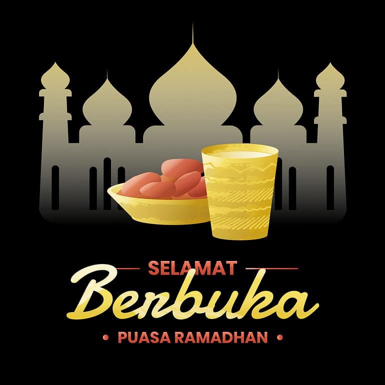 berbuka puasa stiker