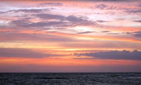 Sunset at Jimbaran Bay