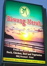 Restaurant de la baie de Jimbaran