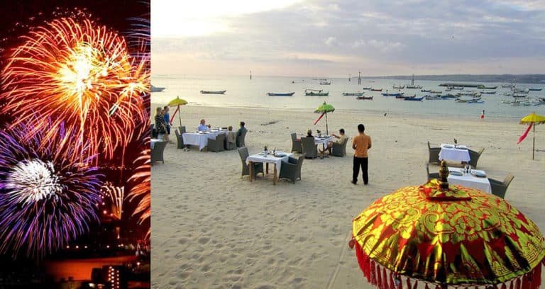 New Year's Eve Dinner | 31 Dec 2017 | Bawang Merah Beachfront Restaurant