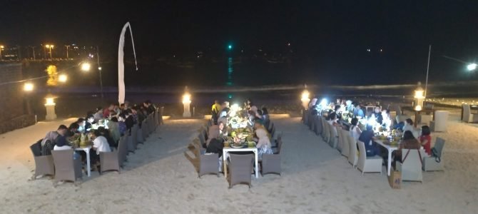 Perfect Group Beach Dinner for 75 Pax