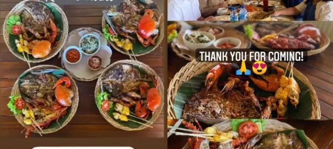 Feedback Jimbaran Seafood Group Dinner