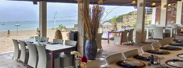 Jimbaran bay beach restaurant