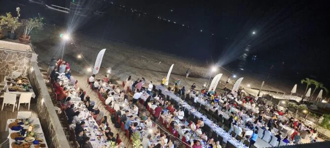 Huge 235 Pax Group Dinner at Jimbaran Bay Beach