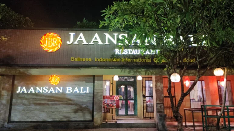Jaansan Bali Restaurant front
