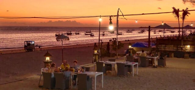 Jimbaran sunset dinner