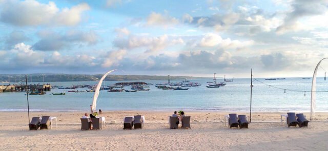 Jimbaran beach dinner