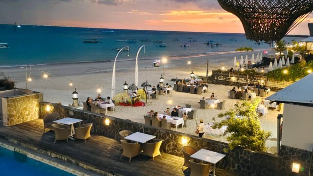 beach and sea view